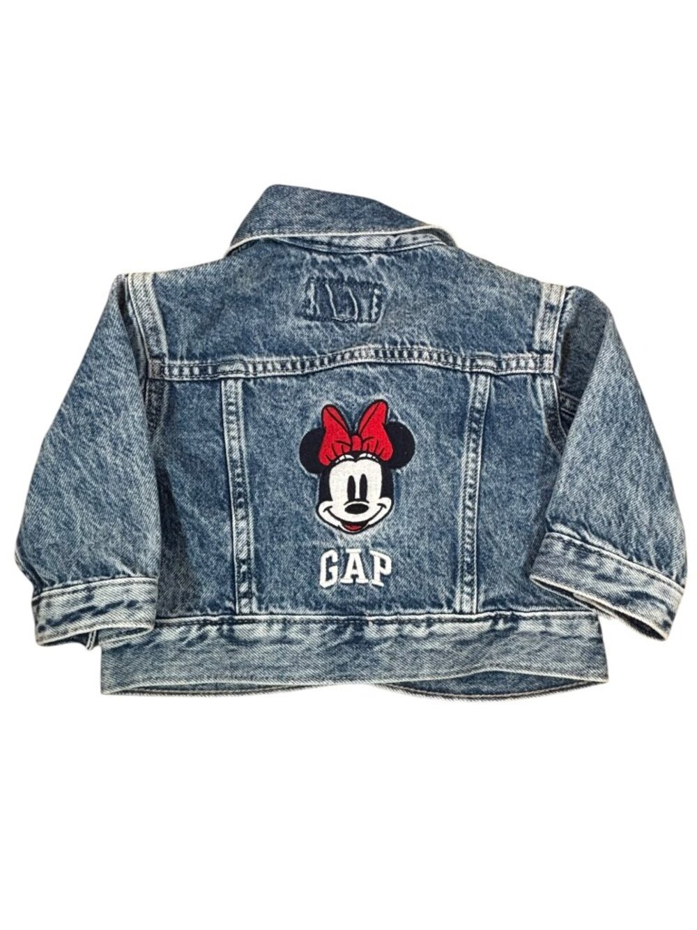 Baby Gap Disney Minnie Mouse Denim Jean Jacket Infant Baby New Warm